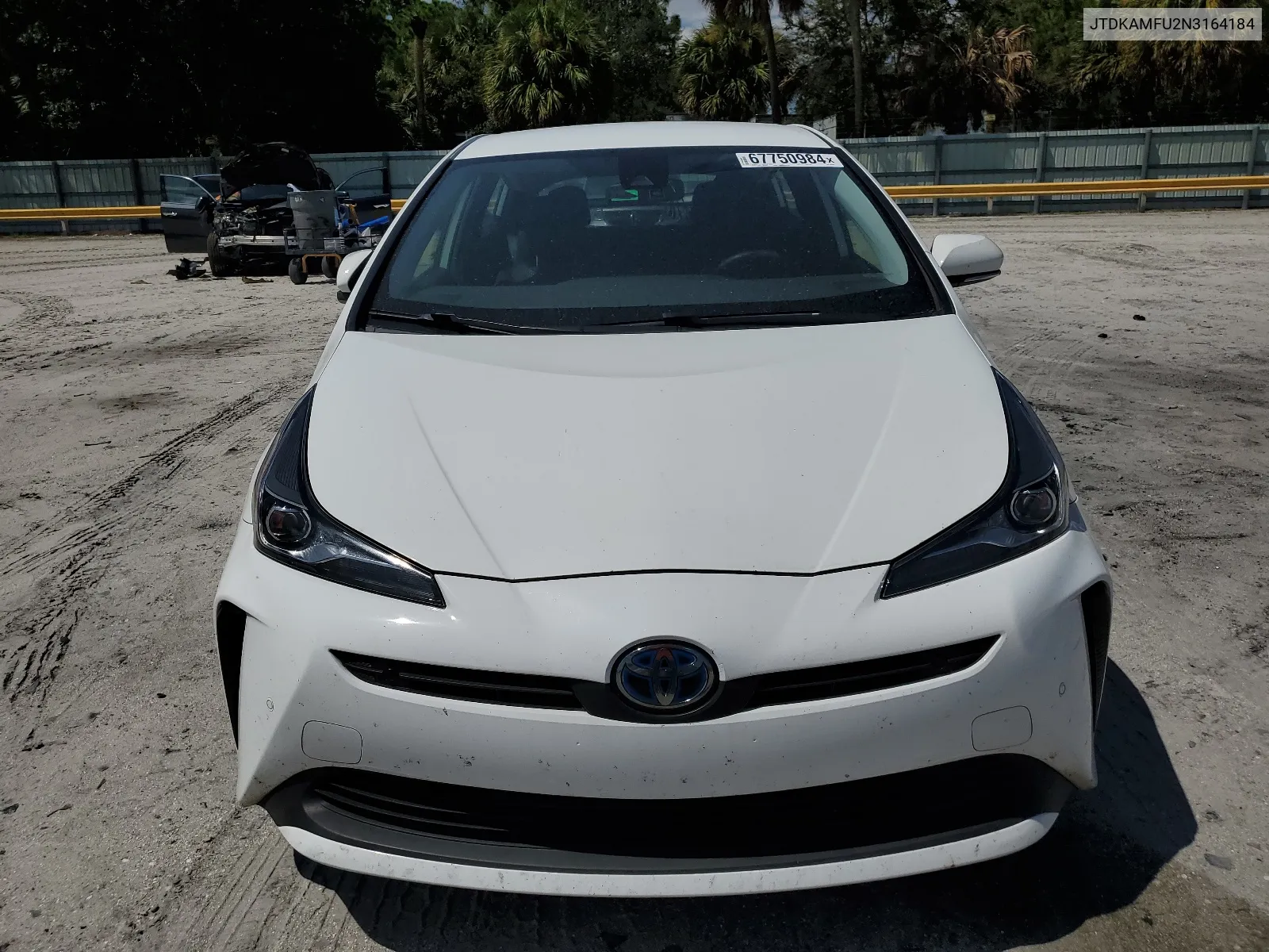 2022 Toyota Prius Night Shade VIN: JTDKAMFU2N3164184 Lot: 67750984