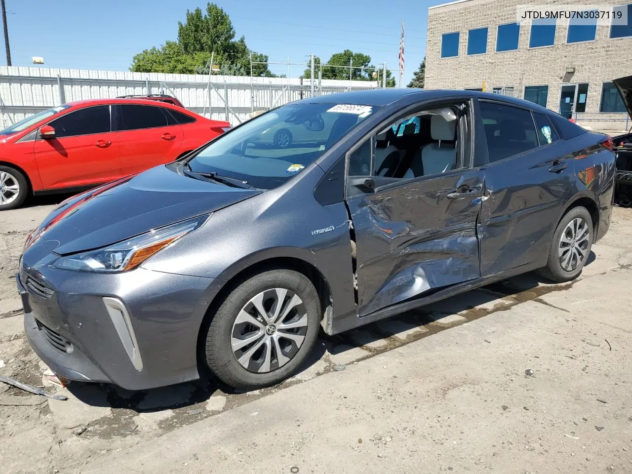 2022 Toyota Prius Le VIN: JTDL9MFU7N3037119 Lot: 69156674