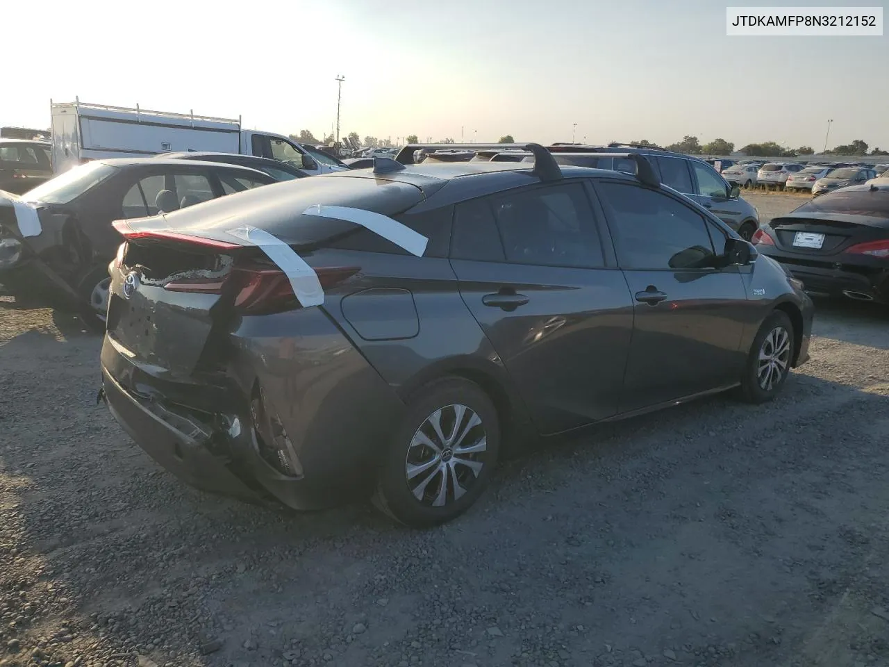 JTDKAMFP8N3212152 2022 Toyota Prius Prime Le