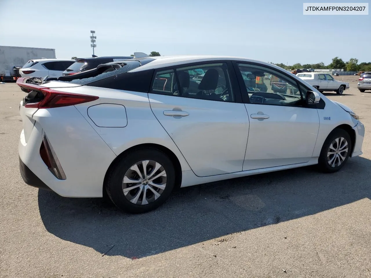 2022 Toyota Prius Prime Le VIN: JTDKAMFP0N3204207 Lot: 70081594