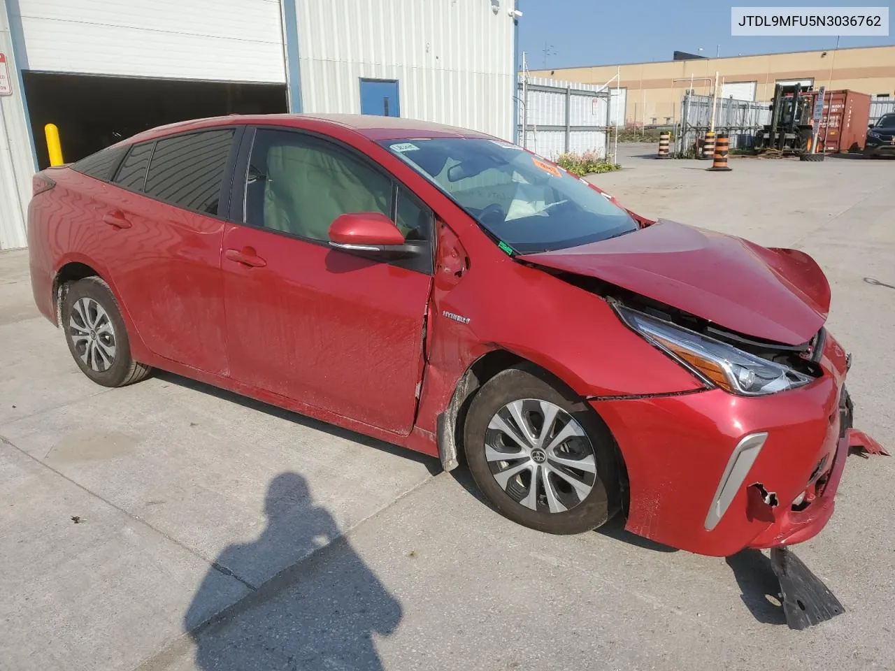 2022 Toyota Prius Le VIN: JTDL9MFU5N3036762 Lot: 70233314