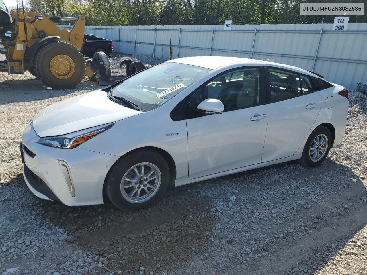 2022 Toyota Prius Le VIN: JTDL9MFU2N3032636 Lot: 71711574