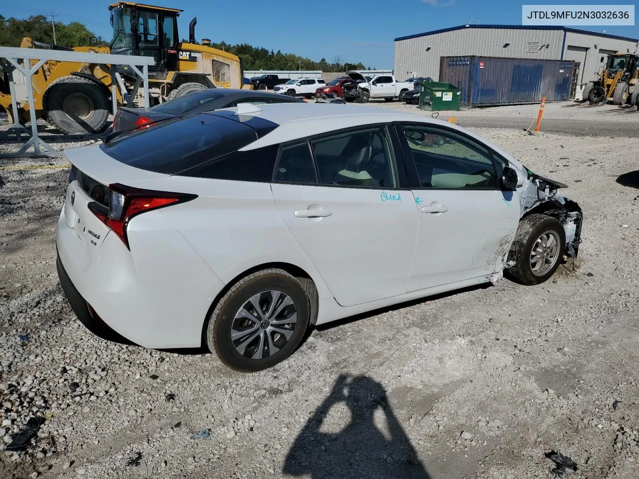 2022 Toyota Prius Le VIN: JTDL9MFU2N3032636 Lot: 71711574