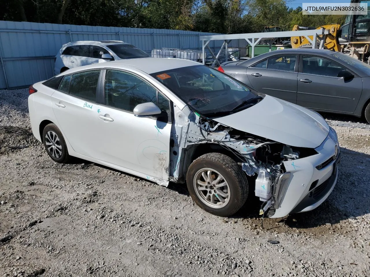 2022 Toyota Prius Le VIN: JTDL9MFU2N3032636 Lot: 71711574