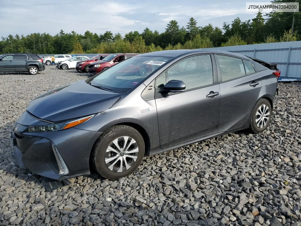 2022 Toyota Prius Prime Le VIN: JTDKAMFP8N3204200 Lot: 72368884