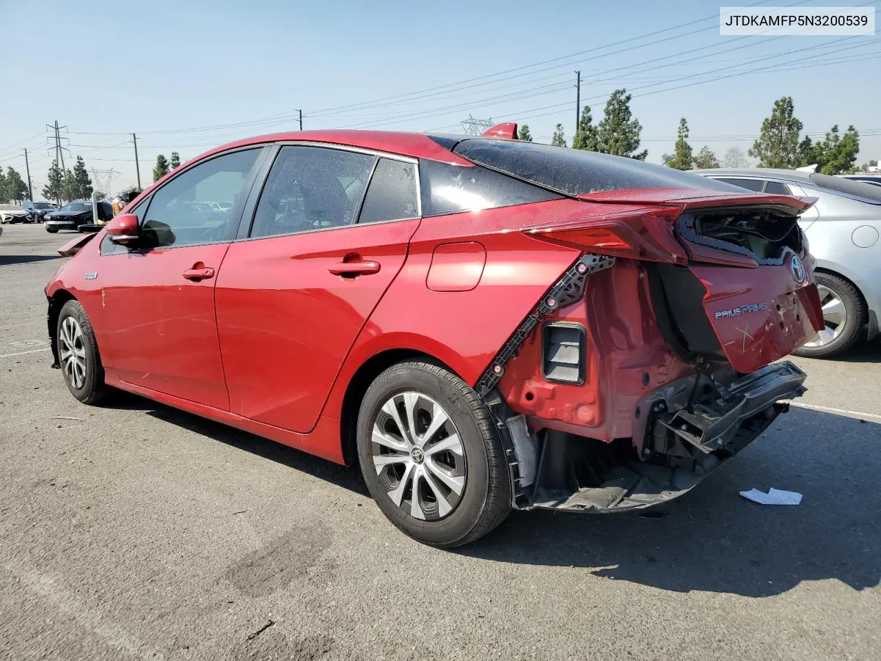 2022 Toyota Prius Prime Le VIN: JTDKAMFP5N3200539 Lot: 73427474