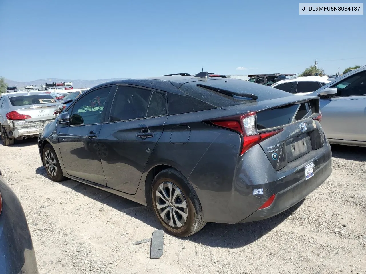 2022 Toyota Prius Le VIN: JTDL9MFU5N3034137 Lot: 74257494