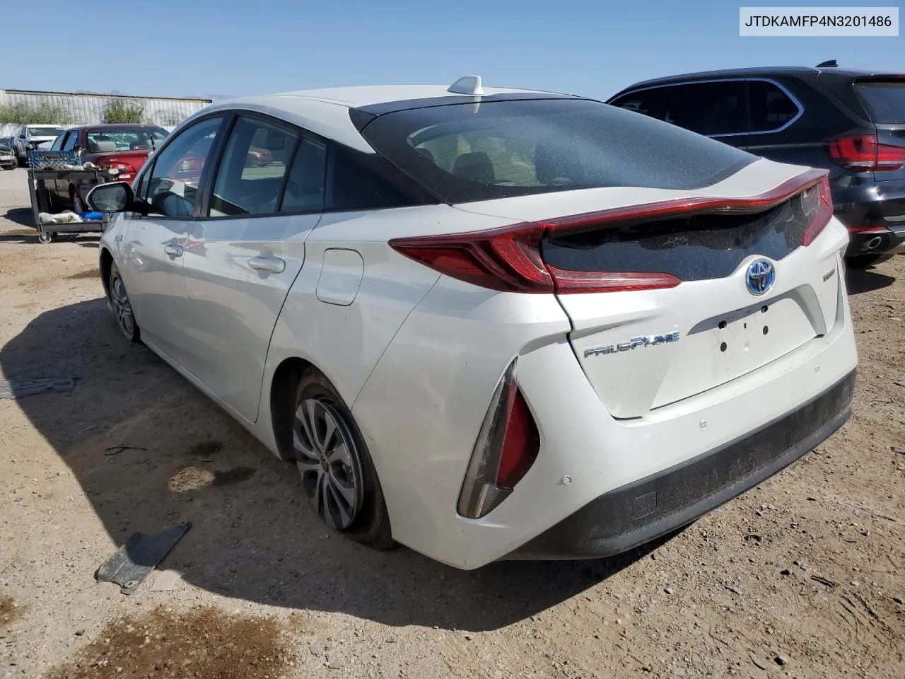 2022 Toyota Prius Prime Le VIN: JTDKAMFP4N3201486 Lot: 74861174