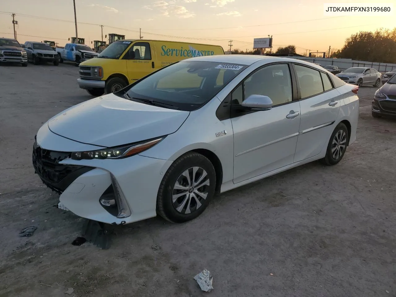 2022 Toyota Prius Prime Le VIN: JTDKAMFPXN3199680 Lot: 75033304