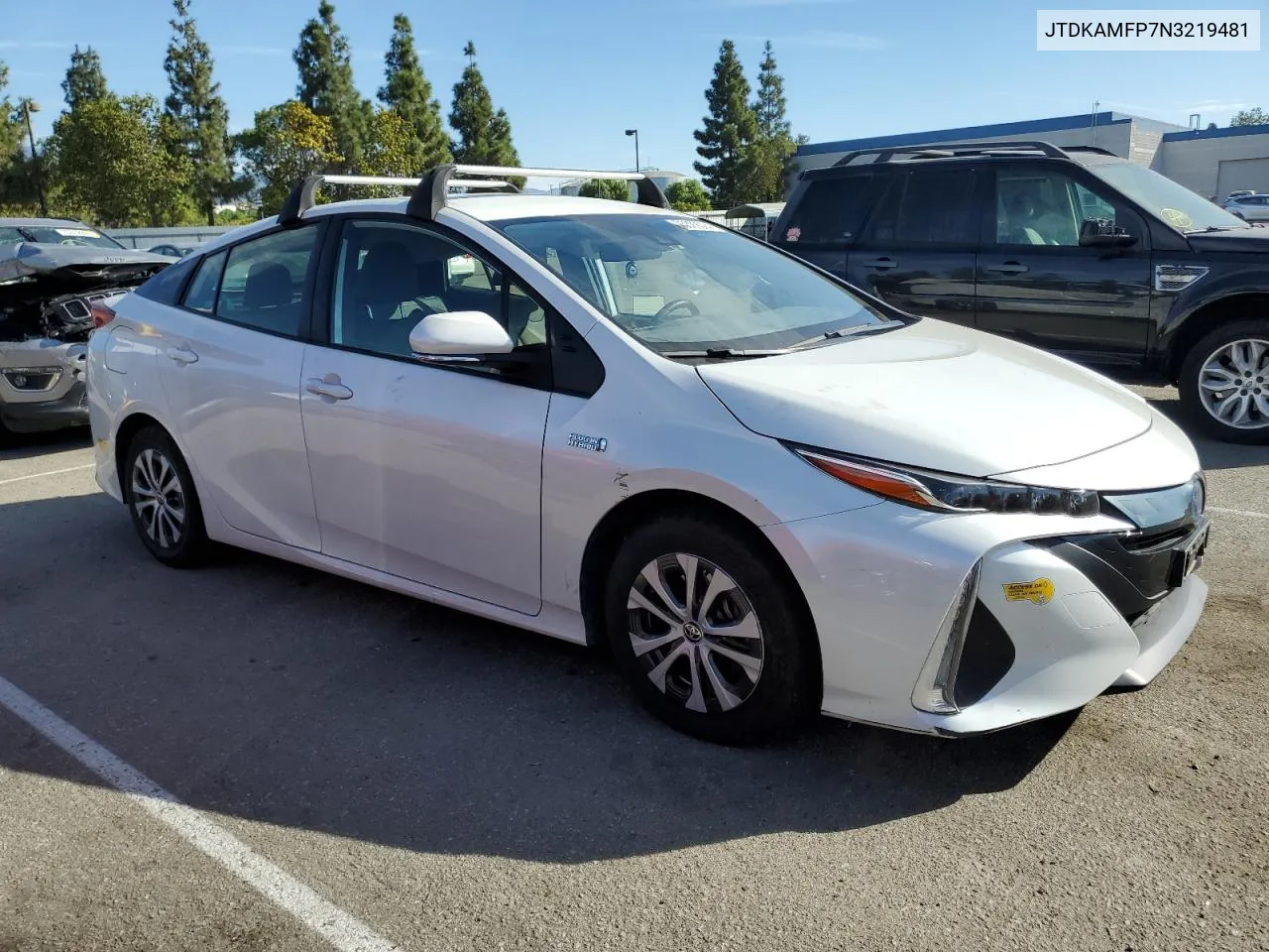 2022 Toyota Prius Prime Le VIN: JTDKAMFP7N3219481 Lot: 75329024