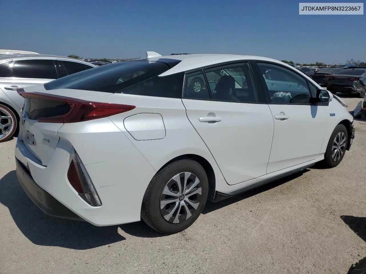 2022 Toyota Prius Prime Le VIN: JTDKAMFP8N3223667 Lot: 75506314