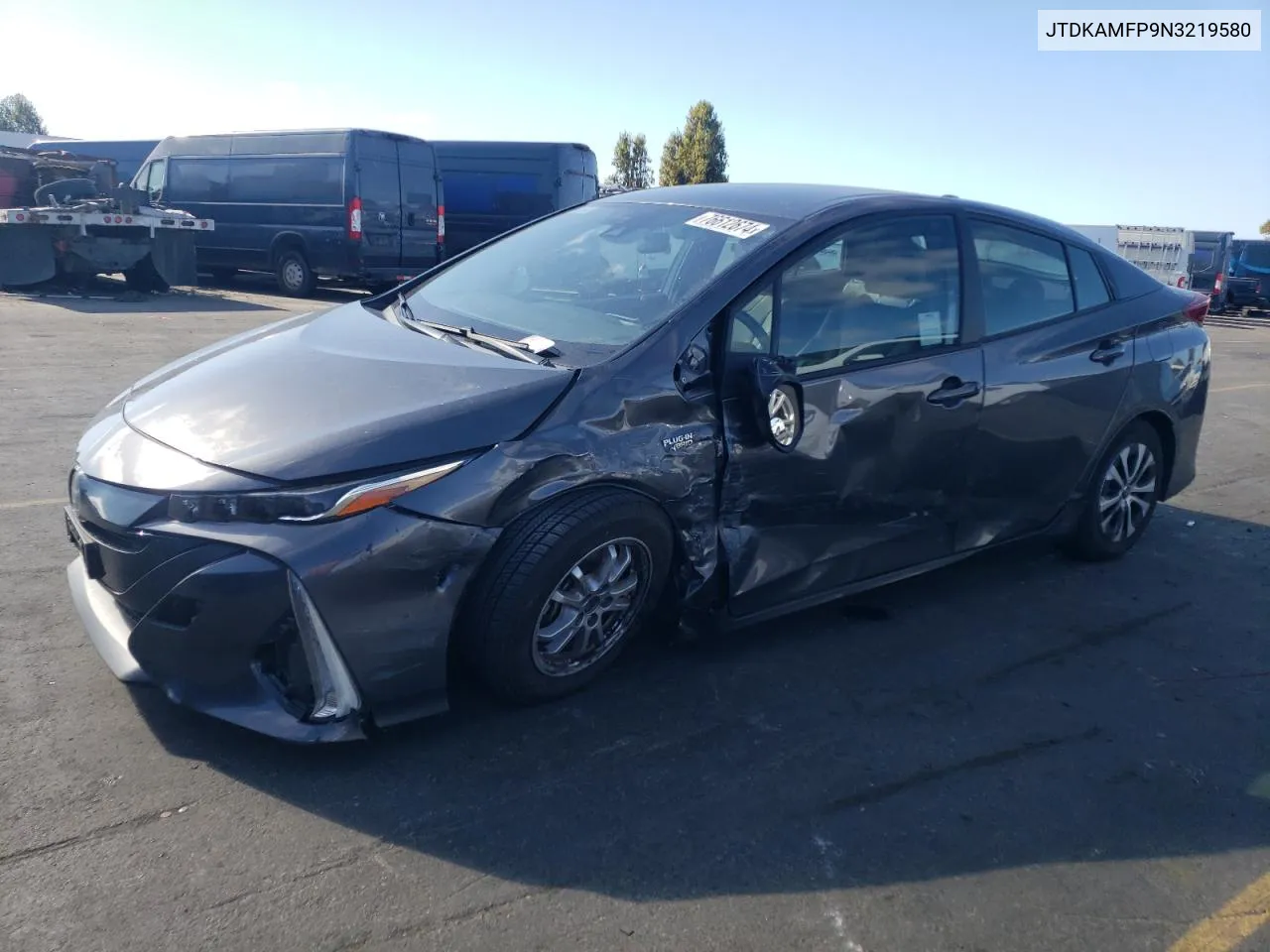 2022 Toyota Prius Prime Le VIN: JTDKAMFP9N3219580 Lot: 76612674