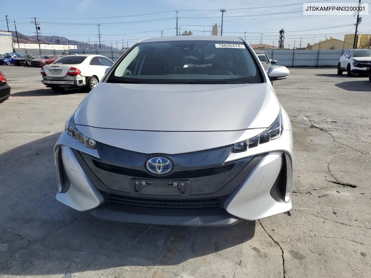 2022 Toyota Prius Prime Le VIN: JTDKAMFP4N3200001 Lot: 79858474