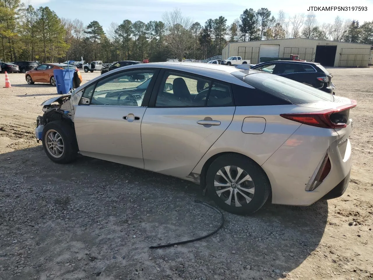 2022 Toyota Prius Prime Le VIN: JTDKAMFP5N3197593 Lot: 80884084