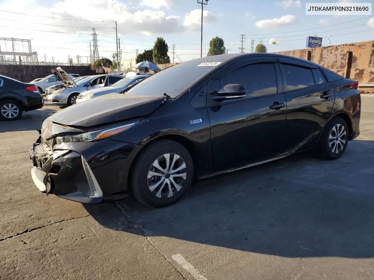 2022 Toyota Prius Prime Le VIN: JTDKAMFP0N3218690 Lot: 81522124