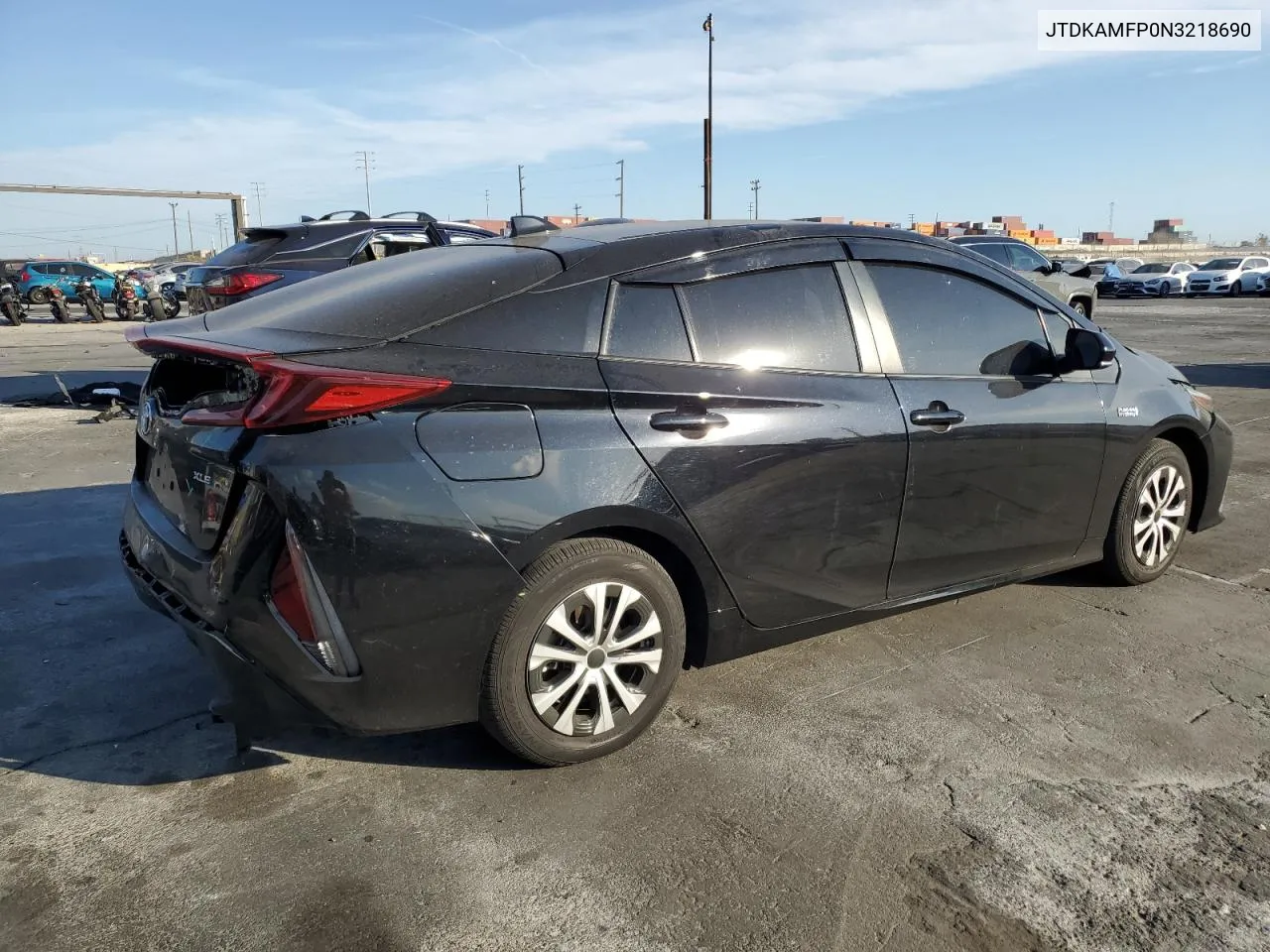 2022 Toyota Prius Prime Le VIN: JTDKAMFP0N3218690 Lot: 81522124