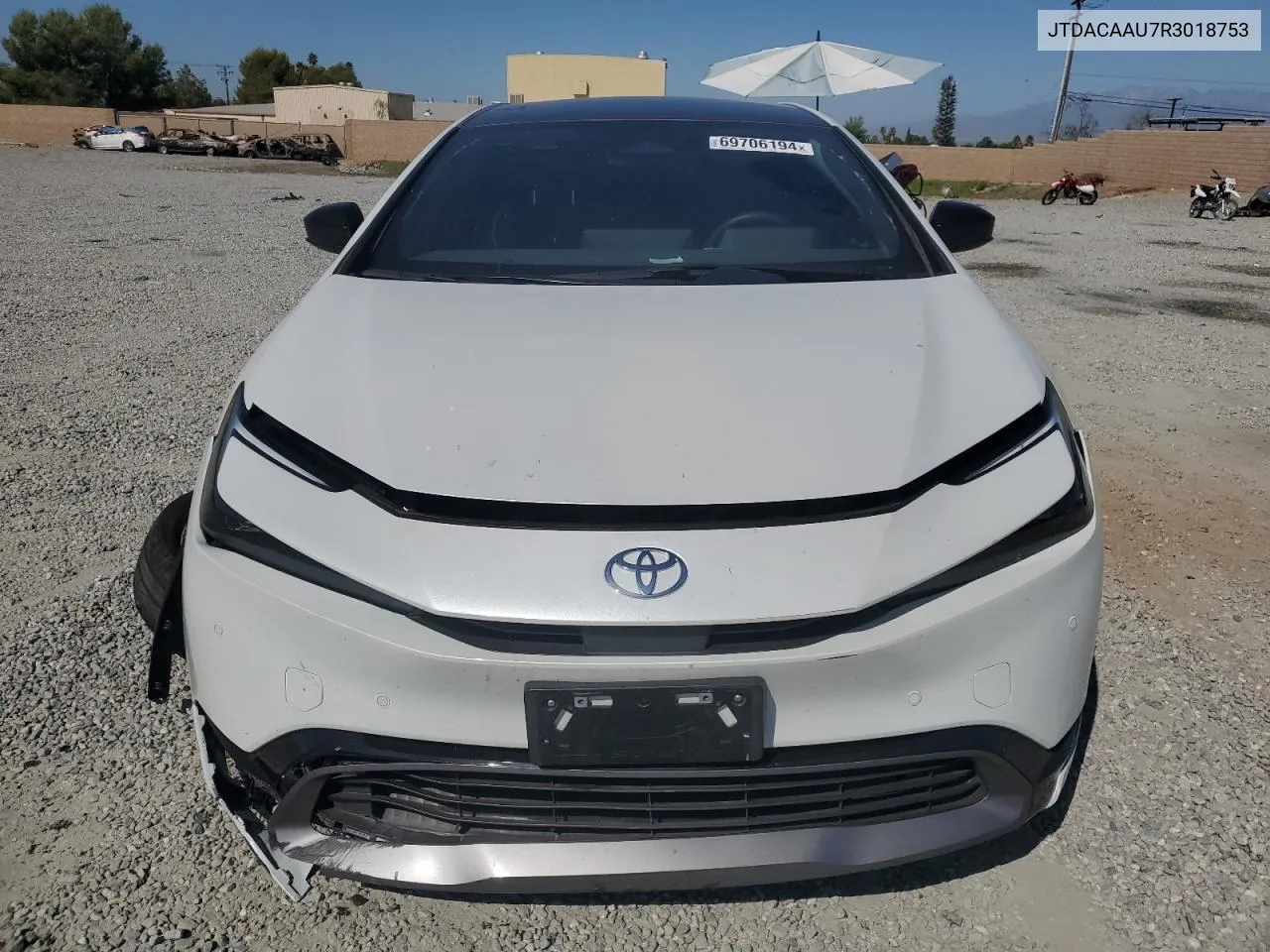 2024 Toyota Prius Le VIN: JTDACAAU7R3018753 Lot: 69706194