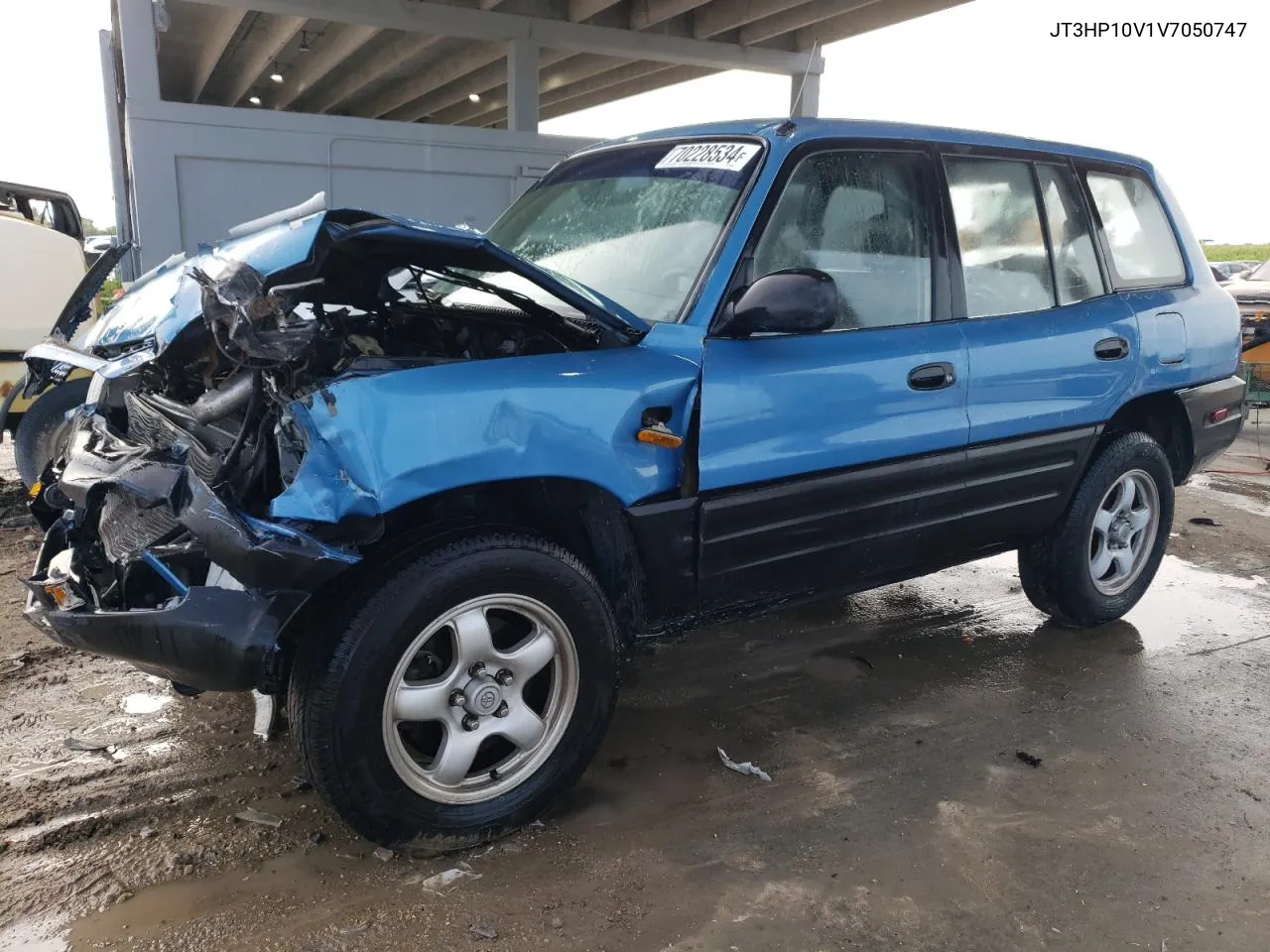 1997 Toyota Rav4 VIN: JT3HP10V1V7050747 Lot: 70228534