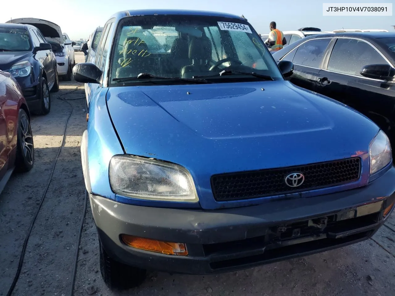 1997 Toyota Rav4 VIN: JT3HP10V4V7038091 Lot: 75629454