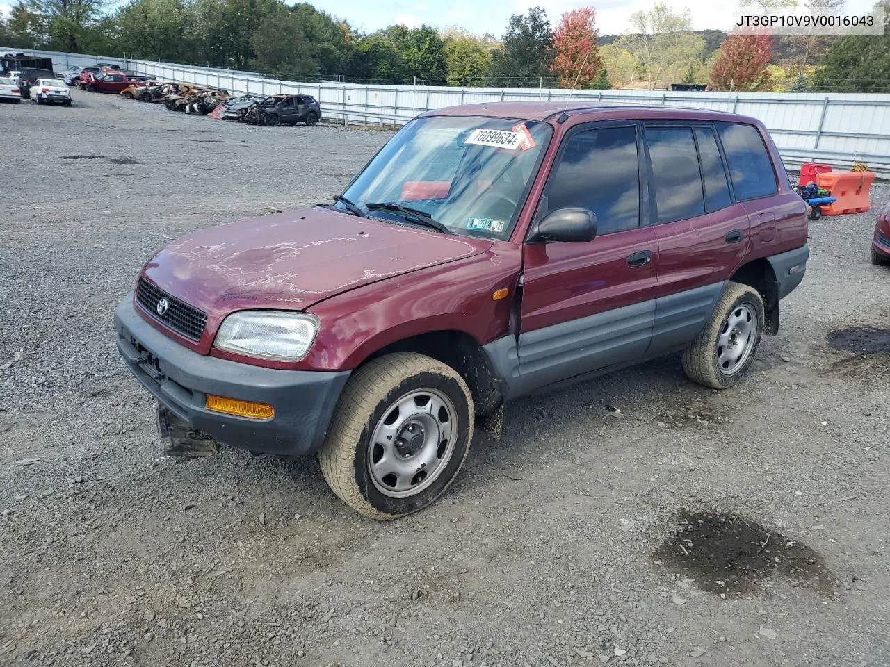 1997 Toyota Rav4 VIN: JT3GP10V9V0016043 Lot: 76099634