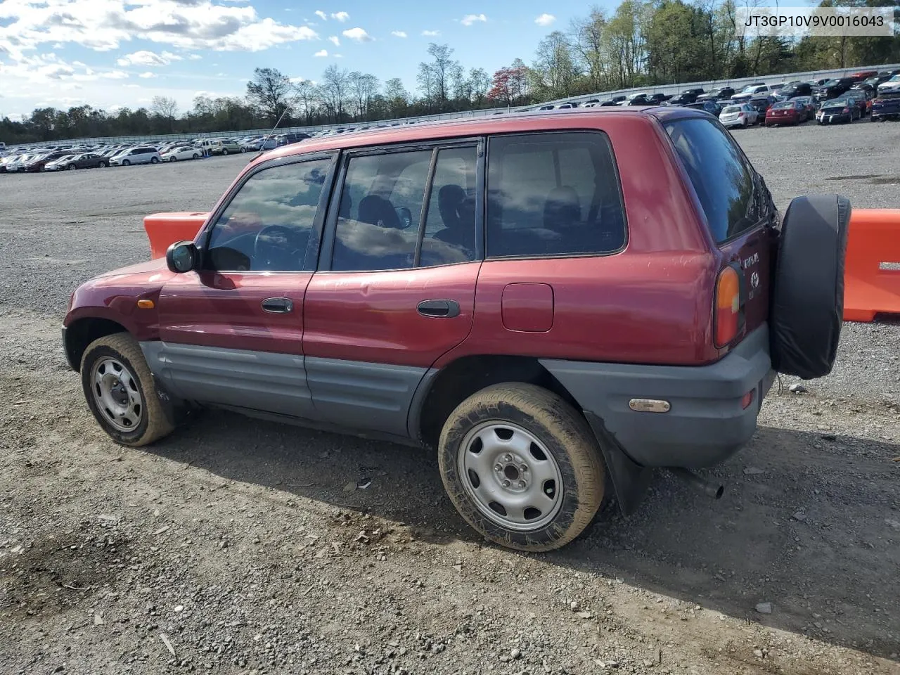 1997 Toyota Rav4 VIN: JT3GP10V9V0016043 Lot: 76099634