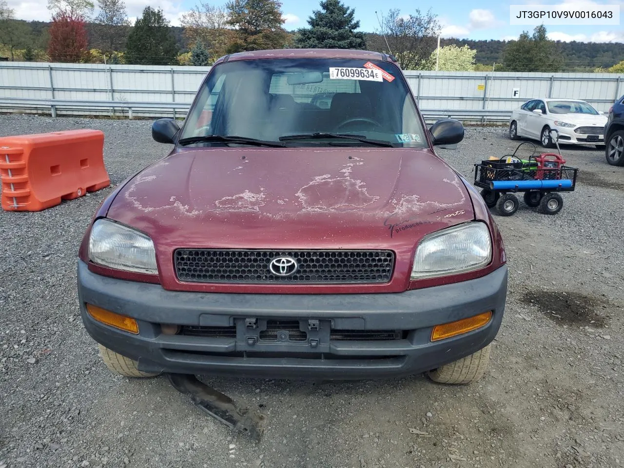 1997 Toyota Rav4 VIN: JT3GP10V9V0016043 Lot: 76099634