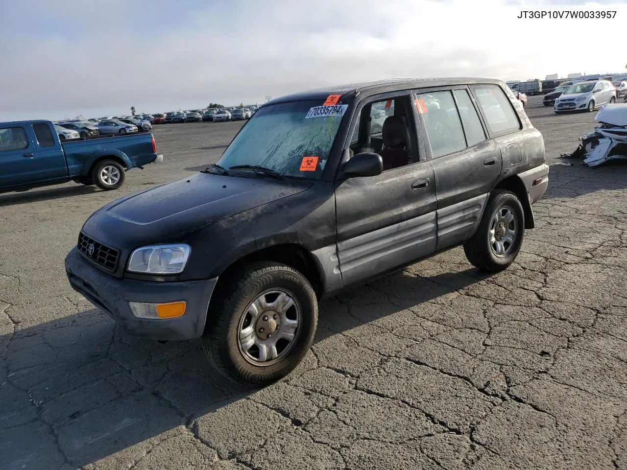 1998 Toyota Rav4 VIN: JT3GP10V7W0033957 Lot: 70335794