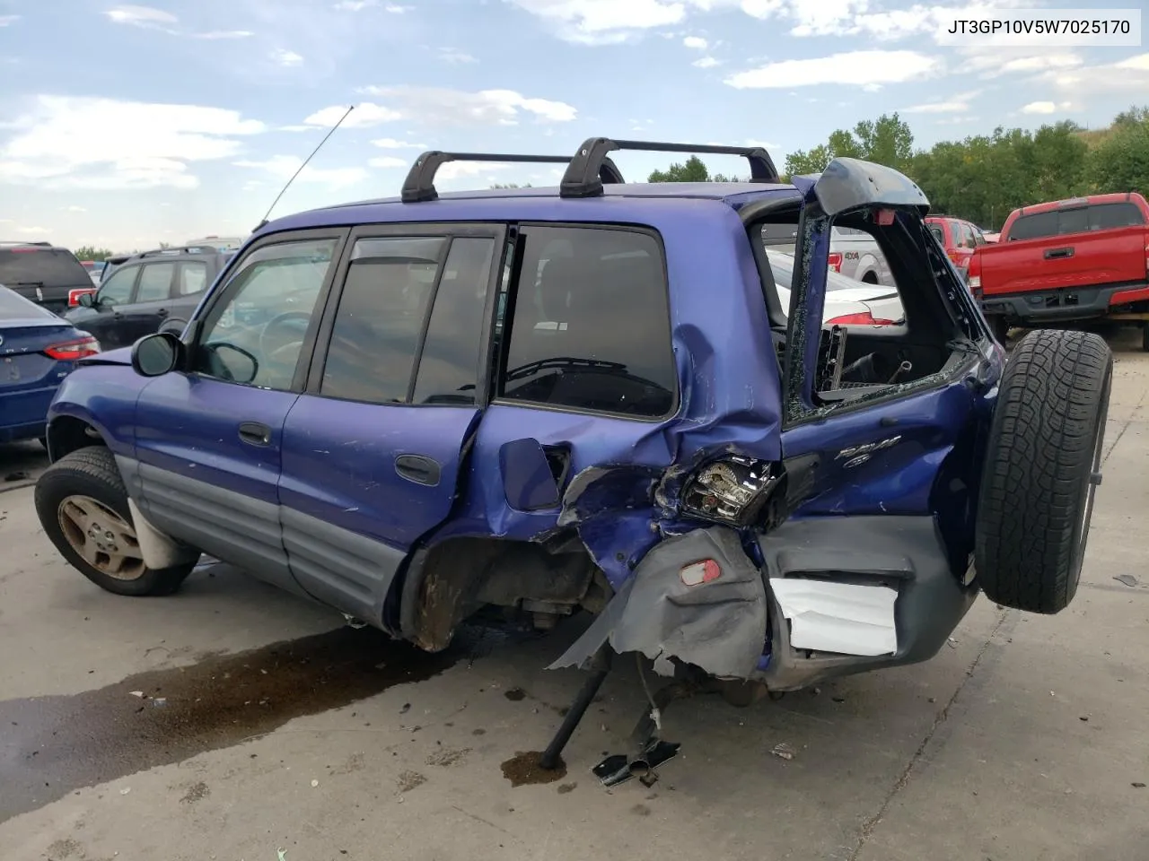 1998 Toyota Rav4 VIN: JT3GP10V5W7025170 Lot: 71020584