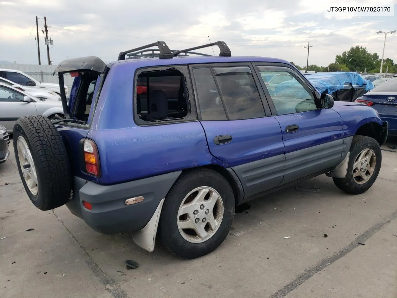 1998 Toyota Rav4 VIN: JT3GP10V5W7025170 Lot: 71020584