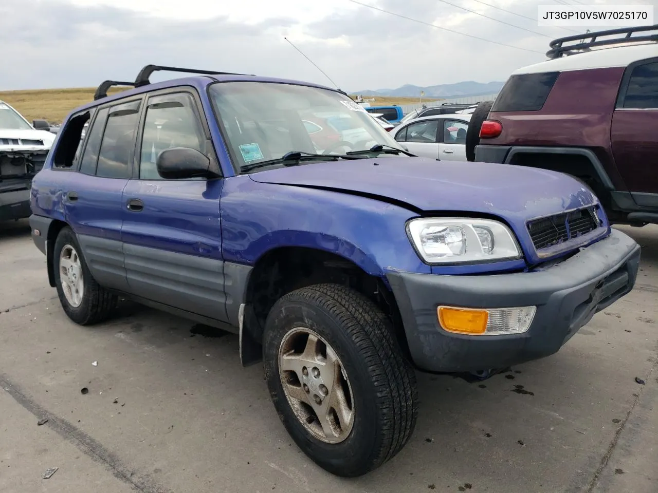 1998 Toyota Rav4 VIN: JT3GP10V5W7025170 Lot: 71020584