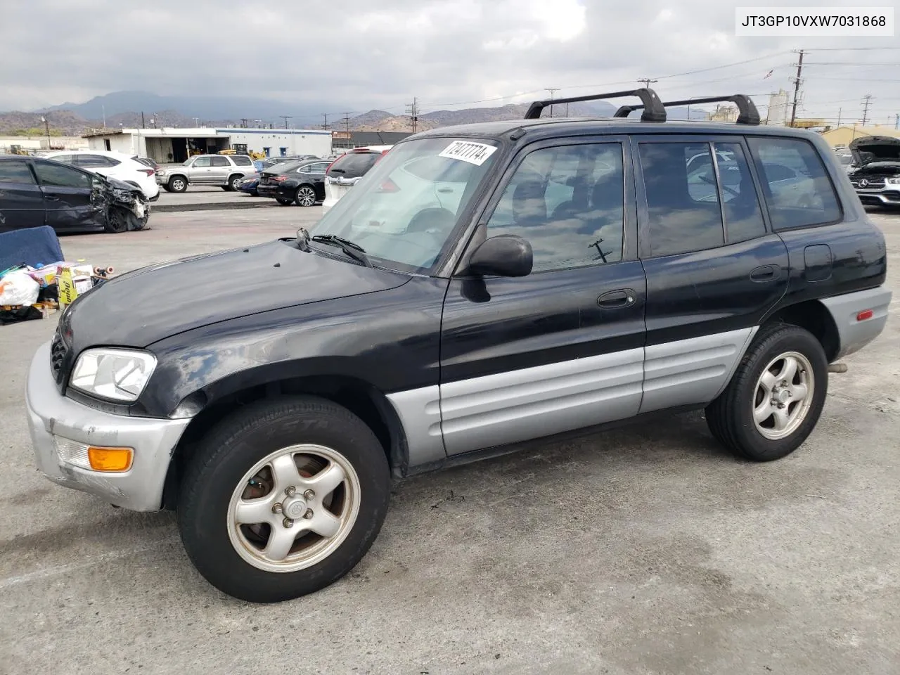 1998 Toyota Rav4 VIN: JT3GP10VXW7031868 Lot: 72477774