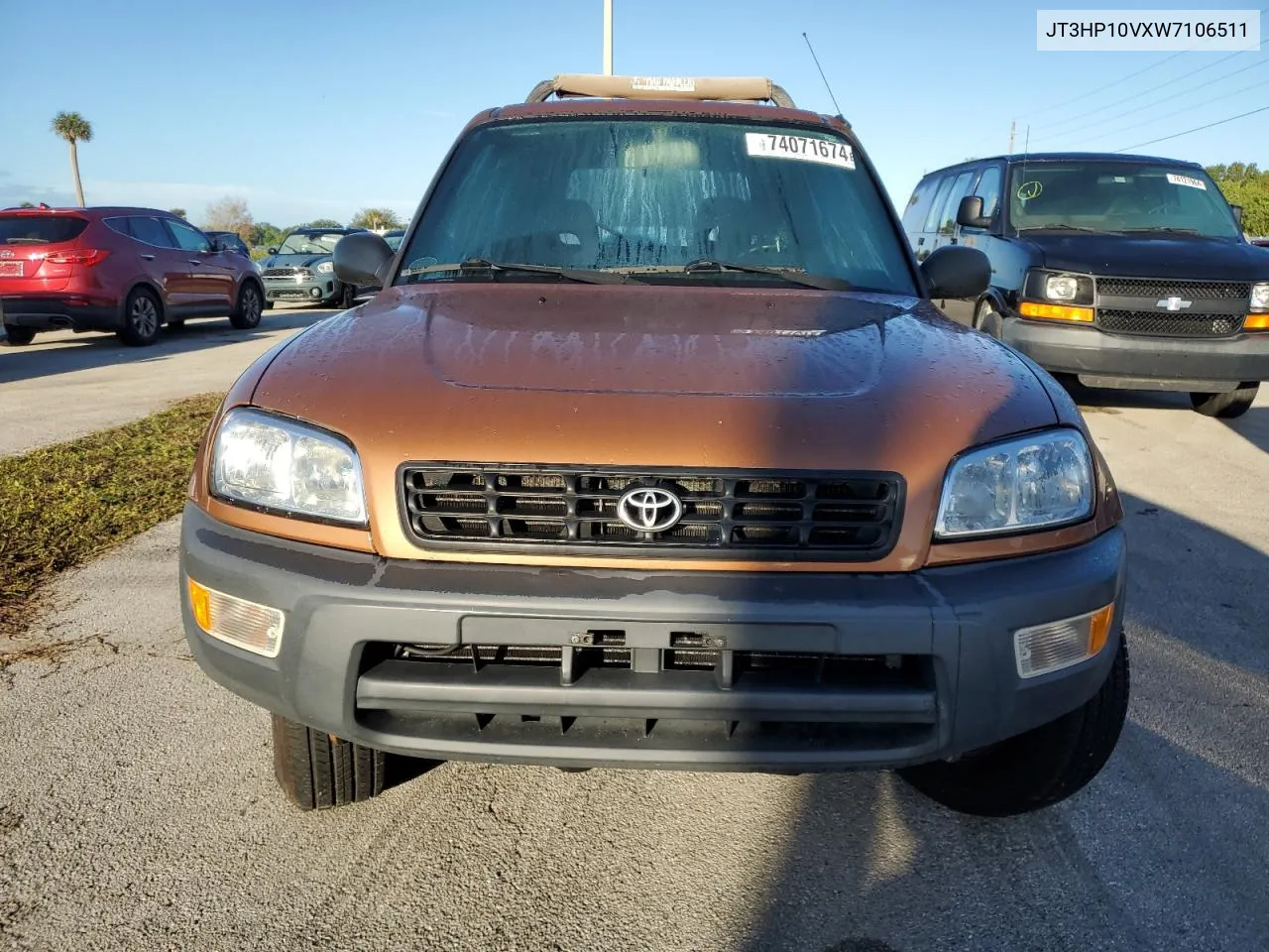 1998 Toyota Rav4 VIN: JT3HP10VXW7106511 Lot: 74071674