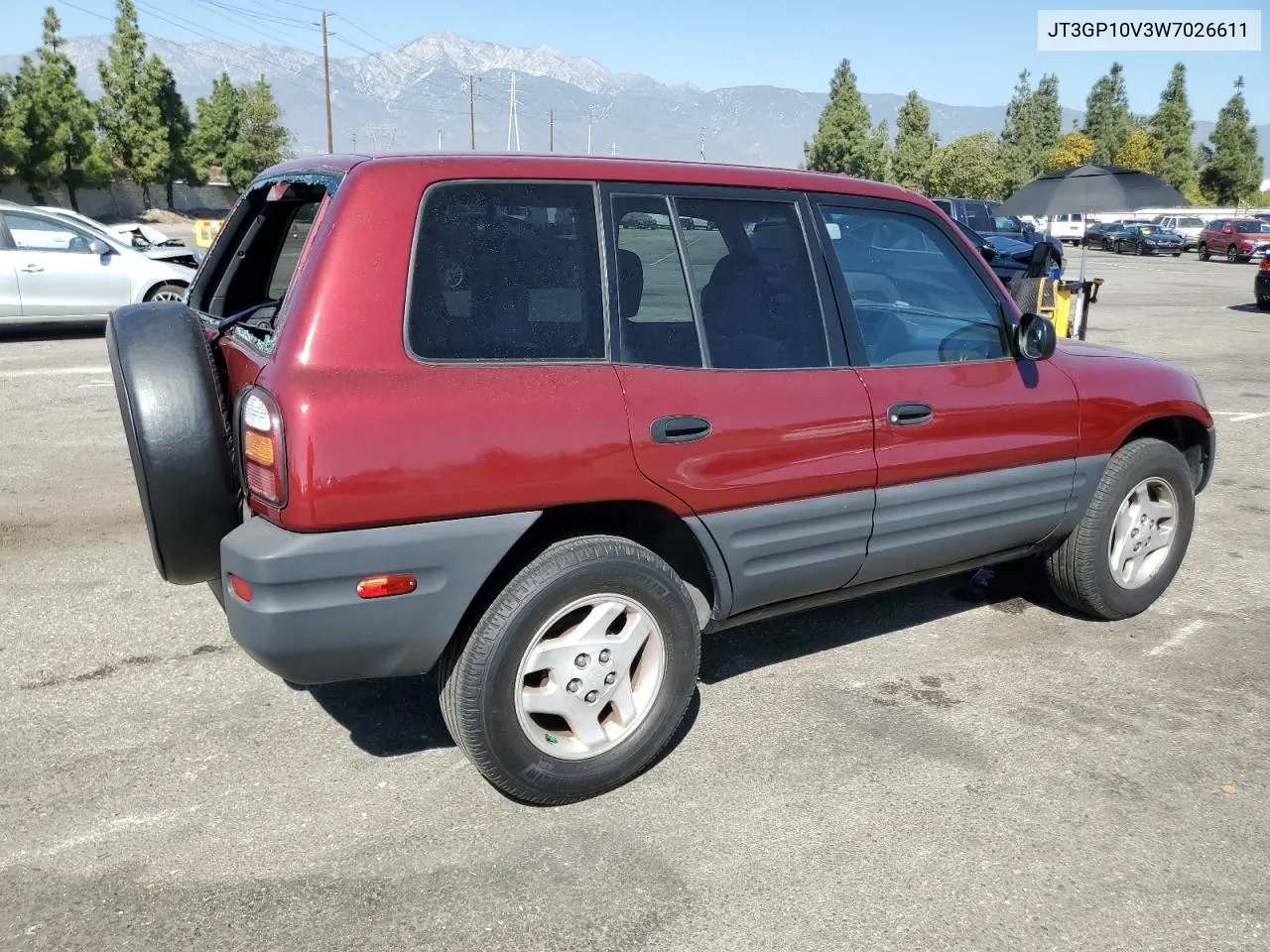 1998 Toyota Rav4 VIN: JT3GP10V3W7026611 Lot: 77826834