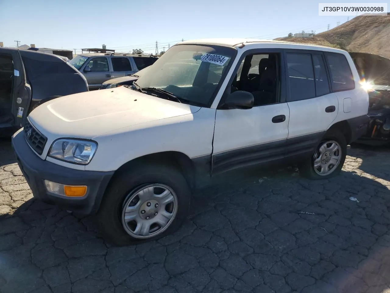 1998 Toyota Rav4 VIN: JT3GP10V3W0030988 Lot: 79100064