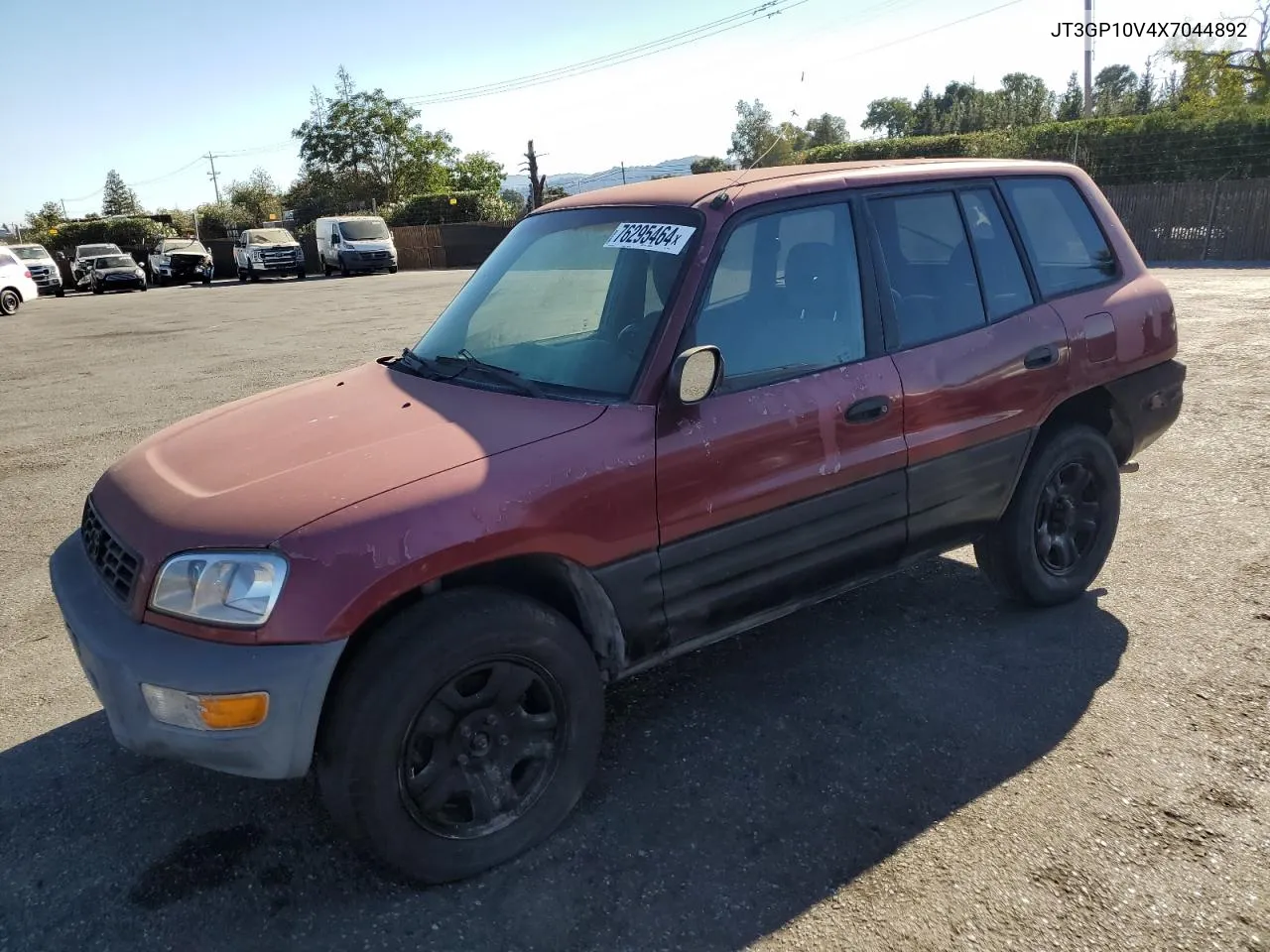 1999 Toyota Rav4 VIN: JT3GP10V4X7044892 Lot: 76295464