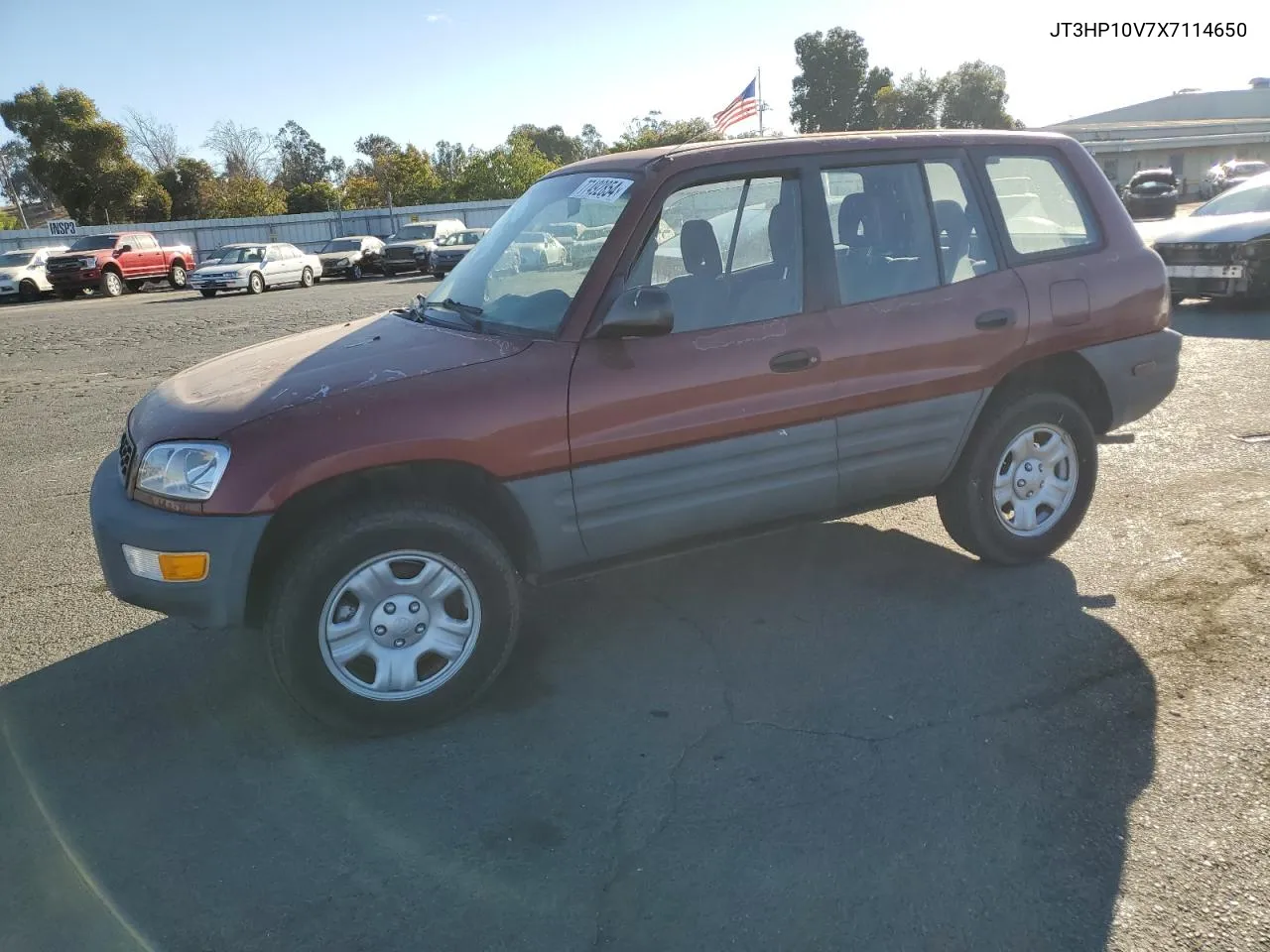 1999 Toyota Rav4 VIN: JT3HP10V7X7114650 Lot: 77492854