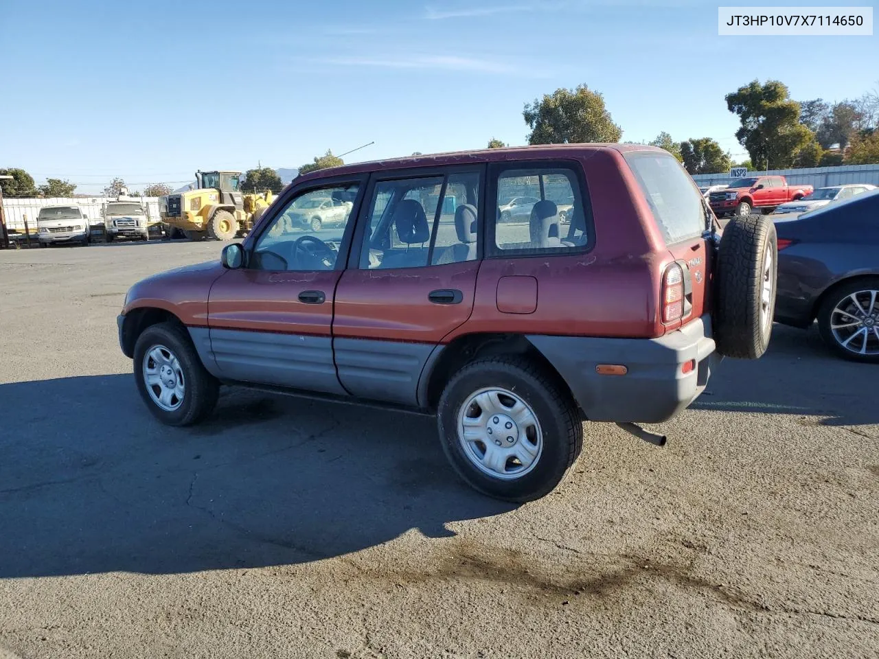 1999 Toyota Rav4 VIN: JT3HP10V7X7114650 Lot: 77492854