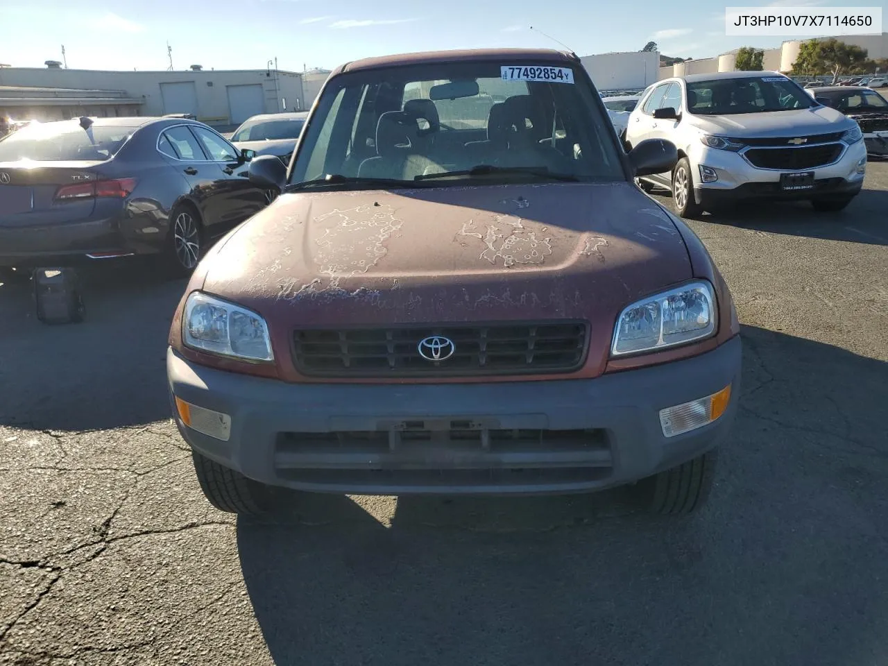 1999 Toyota Rav4 VIN: JT3HP10V7X7114650 Lot: 77492854