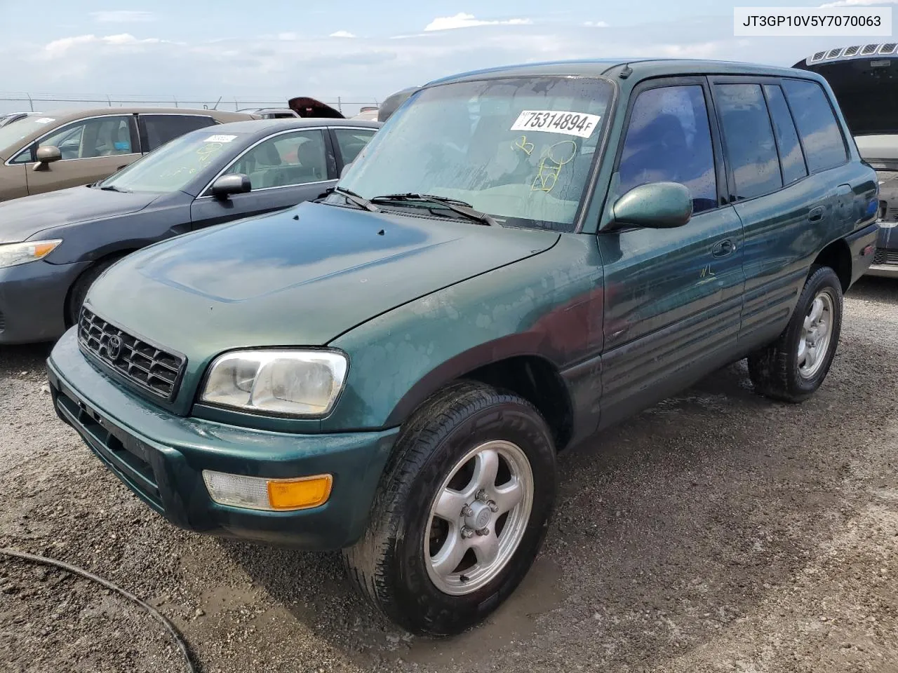 2000 Toyota Rav4 VIN: JT3GP10V5Y7070063 Lot: 75314894