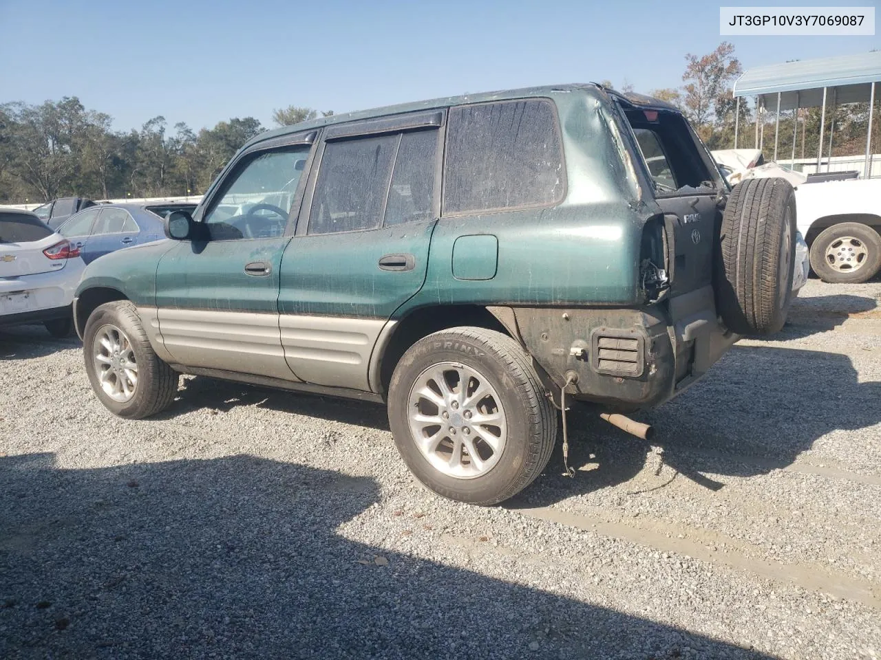 2000 Toyota Rav4 VIN: JT3GP10V3Y7069087 Lot: 75837324