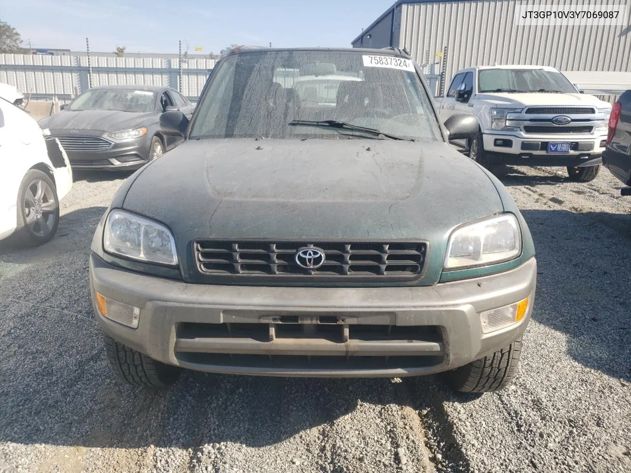 2000 Toyota Rav4 VIN: JT3GP10V3Y7069087 Lot: 75837324