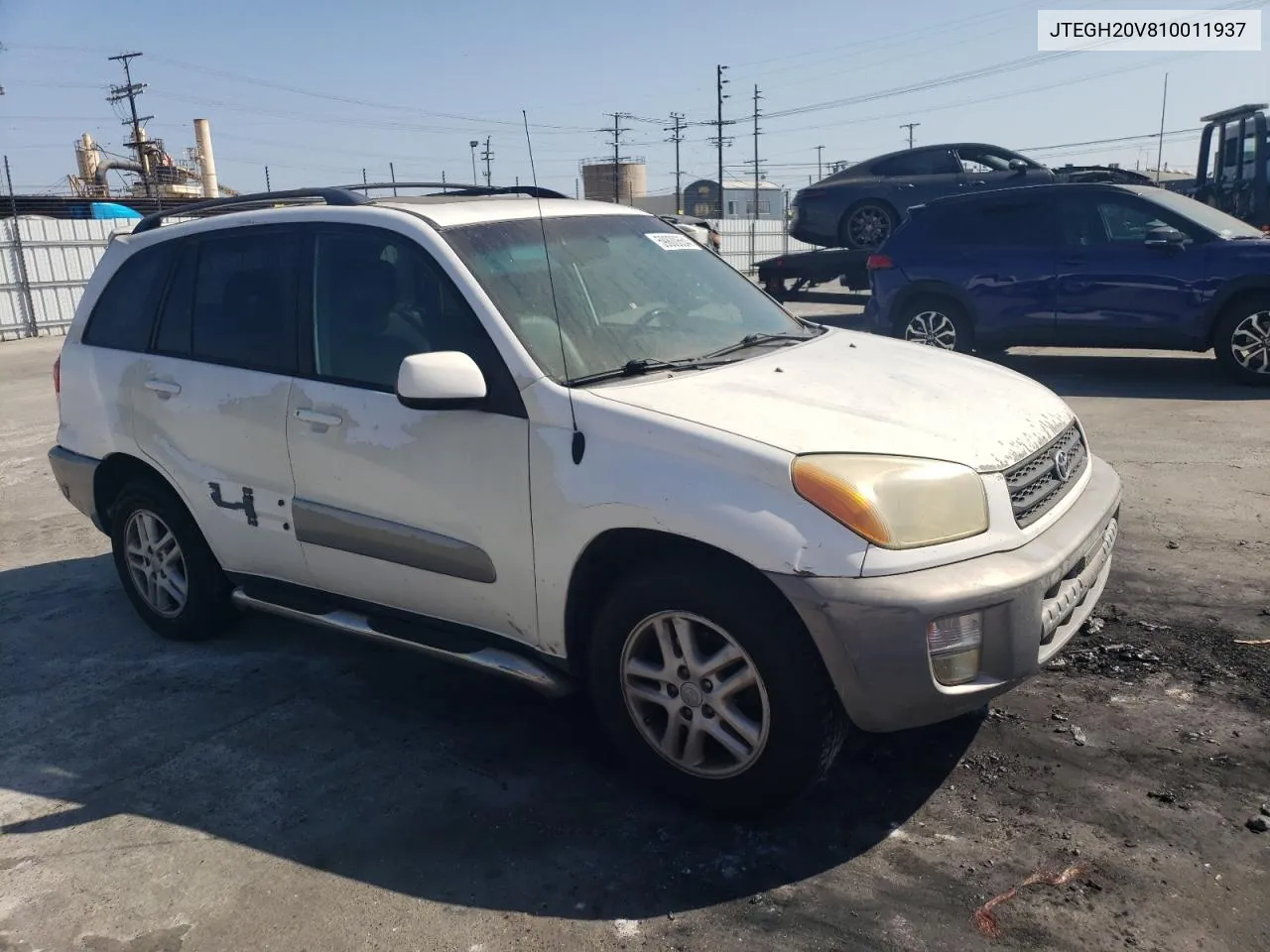 2001 Toyota Rav4 VIN: JTEGH20V810011937 Lot: 59800654