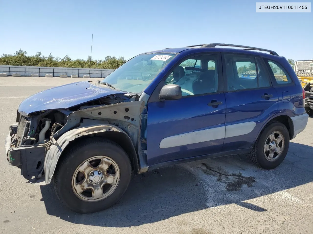 2001 Toyota Rav4 VIN: JTEGH20V110011455 Lot: 69781264