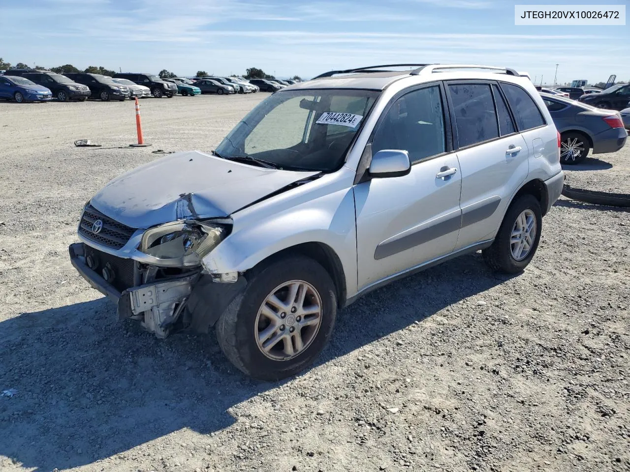 2001 Toyota Rav4 VIN: JTEGH20VX10026472 Lot: 70442824