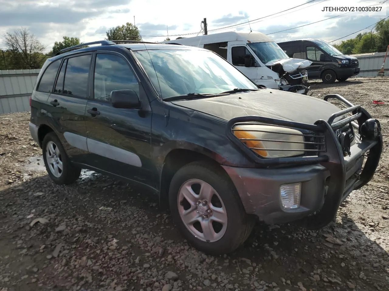 2001 Toyota Rav4 VIN: JTEHH20V210030827 Lot: 73488554