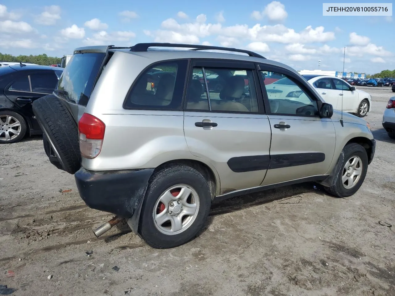 2001 Toyota Rav4 VIN: JTEHH20V810055716 Lot: 74826184