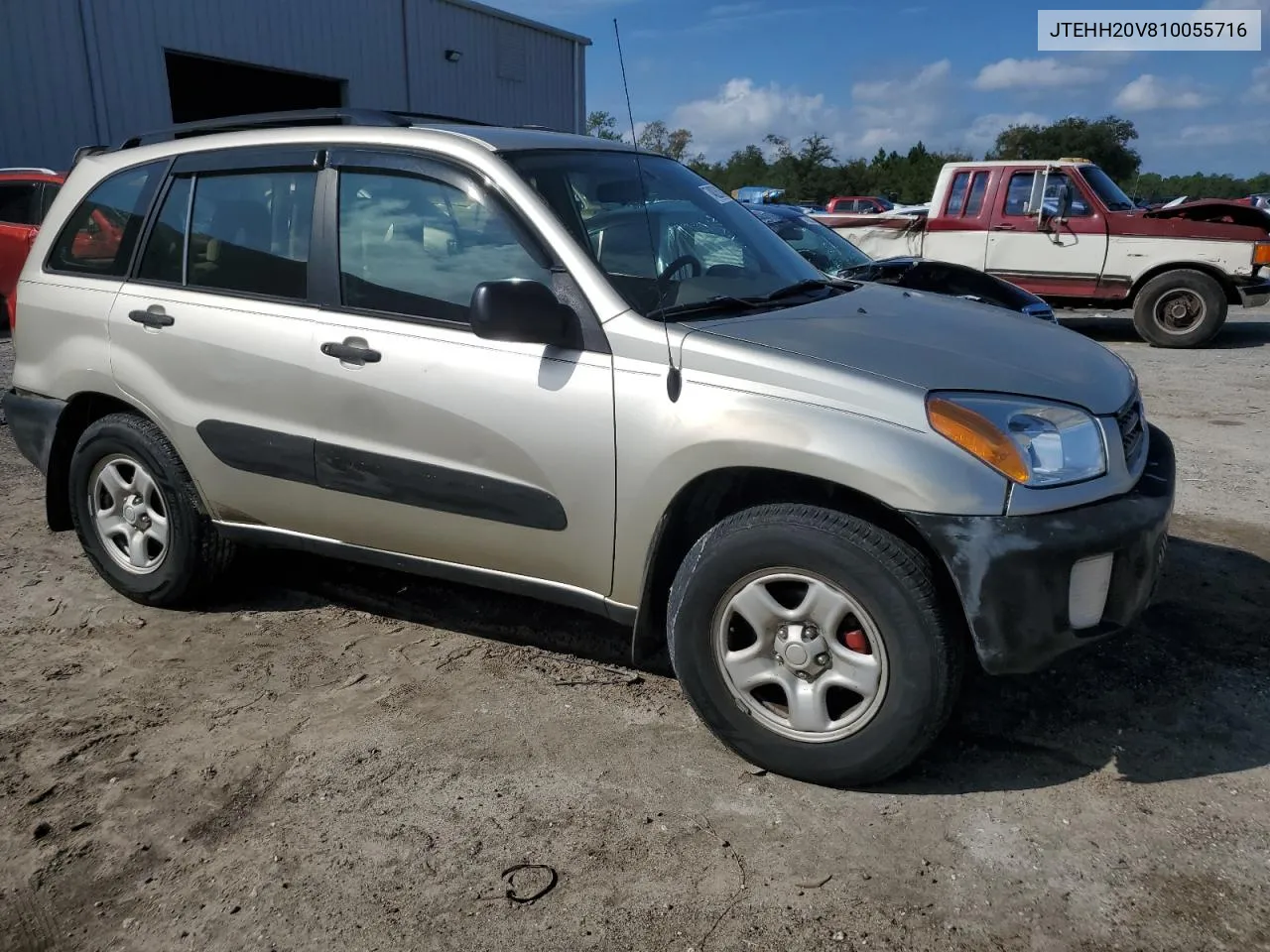 2001 Toyota Rav4 VIN: JTEHH20V810055716 Lot: 74826184