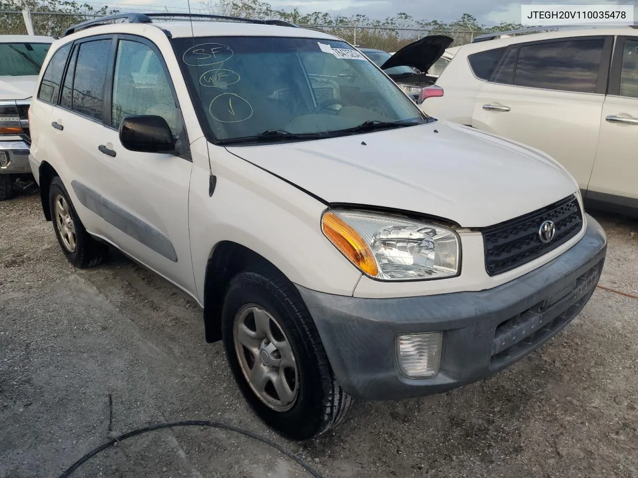 2001 Toyota Rav4 VIN: JTEGH20V110035478 Lot: 76475234