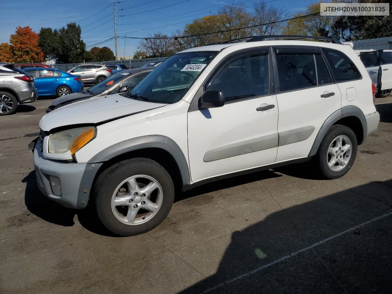 2001 Toyota Rav4 VIN: JTEHH20V610031835 Lot: 76540204