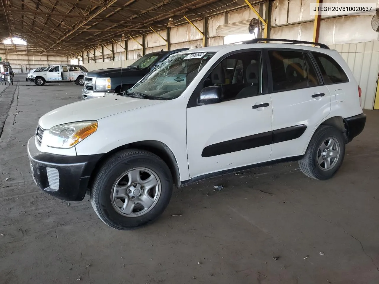 2001 Toyota Rav4 VIN: JTEGH20V810020637 Lot: 77610844